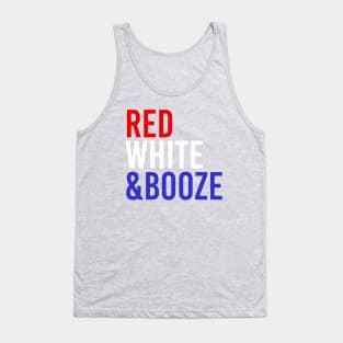 RED WHITE & BOOZE USA Tank Top